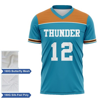 Men's & Kids' Lightweight Sublimation Football Fanwear Jersey - Style 1