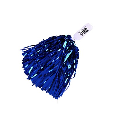 Plastic Cheerleader Pom Poms with Baton Handle