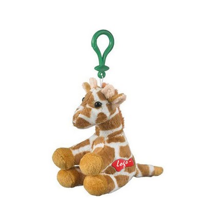 Plush Animal Giraff Keychain