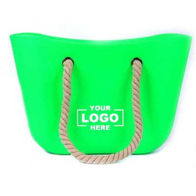 Waterproof Silicone Beach Tote Bag for Summer Travel