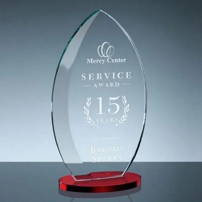 Red Eclipse Starfire Crystal Award