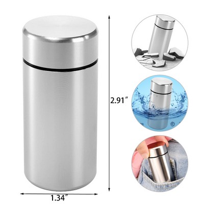 Small Storage Aluminum Can with Lid