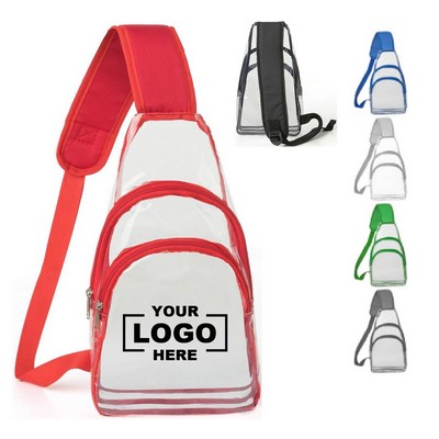 Clear See-Through Stadium Approved Crossbody Backpack(Free Shipping)
