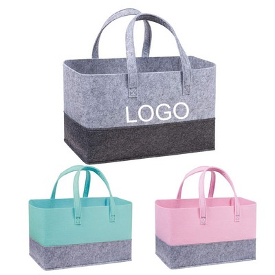Felt Two-Tone Bag