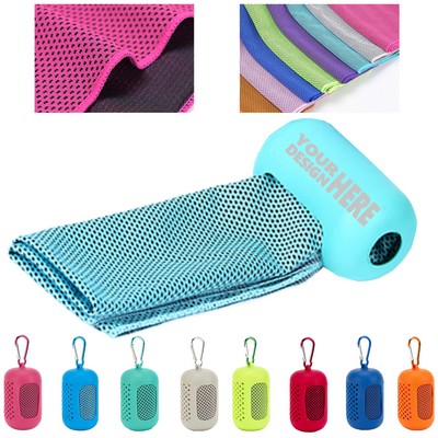 Cooling Towel w/Silicone Case