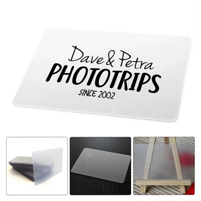 Transparent Pvc Card