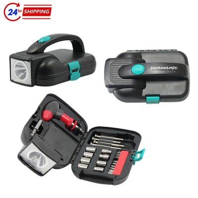 24-piece Car Tool Set w/ Light