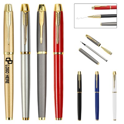 0.5Mm Tip Metal Signature Ballpoint Pen