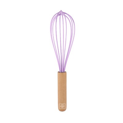 Silicone Whisk With Wooden Handle