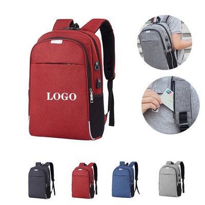 Secure Laptop Backpack with Combination Lock