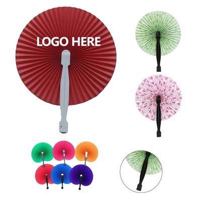Folding Circular Paper Fan