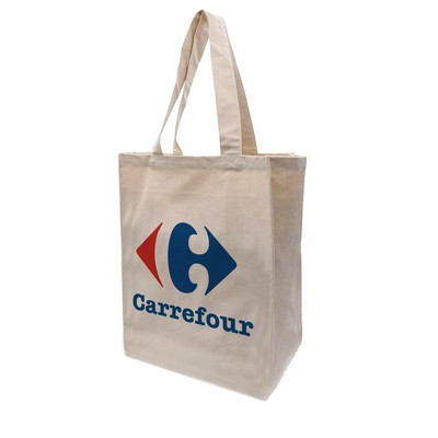Heavy Duty 12 Oz. Cotton Canvas Grocery Tote Bag