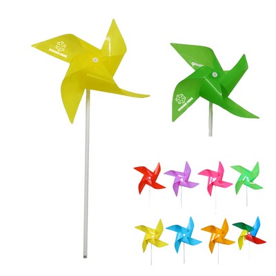 Plastic Promo Pinwheel With Stick