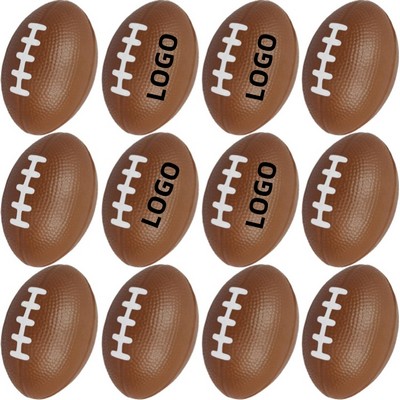 3x2 Inch Mini Foam Party Favor Rugby Footballs Stress Relief Ball