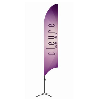 11' Flex Banner™ G7 Kit, Double-Sided Feather Flag