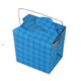 Plaid Mini Take-Out Box