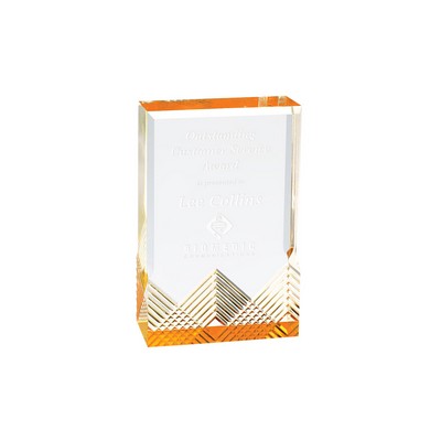 3½" x 5" Gold Apex Mirage Acrylic