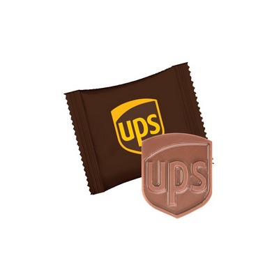 Napolitan 10g Customized Chocolate in A Customized Flow Packed Wrapper