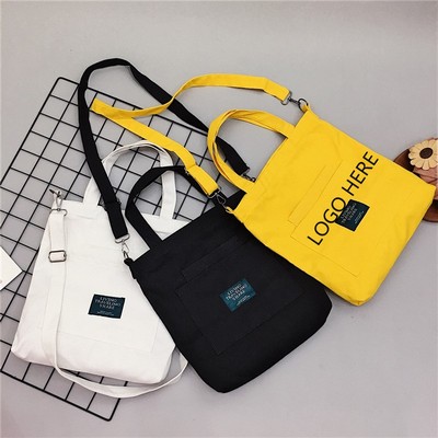 Canvas Tote Bag (13"x 13"x 2")