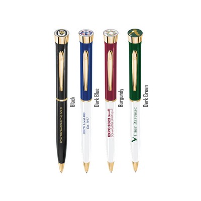 Patriot Collection - Garland® USA Made Hefty | Resin Barrel | Gloss Metal Cap & Gold Accents