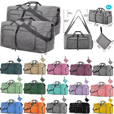 17Gal Travel Duffel Bag Water-Proof Folding Suitcase