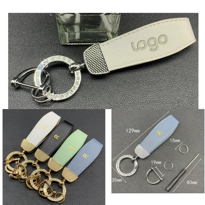 Pu Leather Keychain