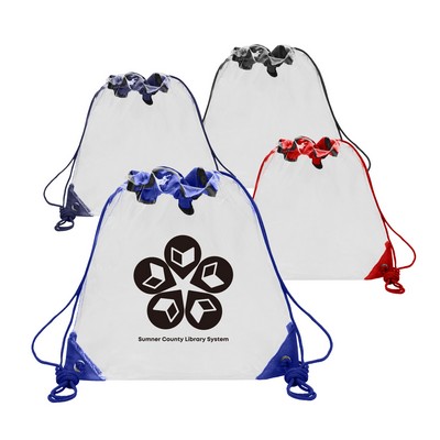 Clear Drawstring Backpack