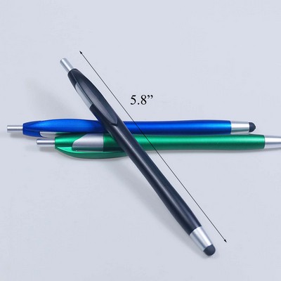 2-in-1 Stylus and Ballpoint Pen for Touch Screens