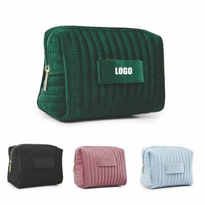 Custom Velvet Cosmetic Pouch