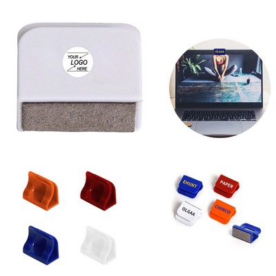 Web Cam Privacy Cover Modern with Screen Cleaner Laptop Accessories.