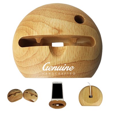 Wooden Sound Amplifying Phone Holder Stand