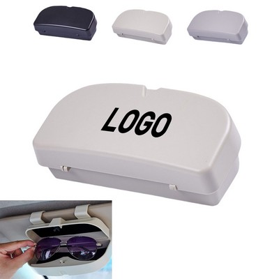 Glasses Holder Magnetic Car Sun Visor Glasses Case Organizer