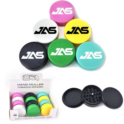 Candy-Colored ABS Manual Herb Grinders - 2.3" Portable & Efficient