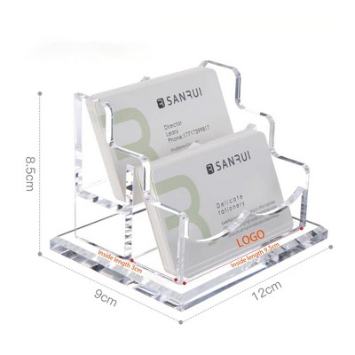 Transparent Business Card Display