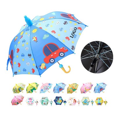 Reflective Round-Tip Children's Umbrella