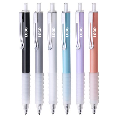 Retractable Ballpoint Pen with Super Soft Grip