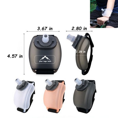 7 Oz. Silicone Wrist Hydration Band w/ Water Bottle
