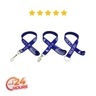 Silkscreened Flat Lanyard
