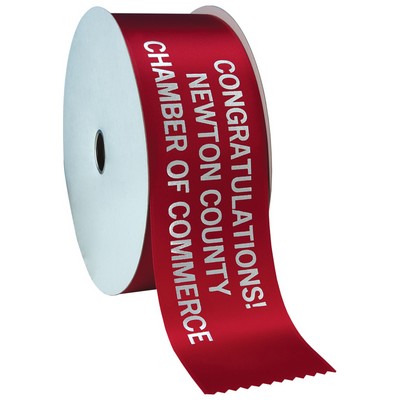 100 Yard Custom Printed Ribbon Roll (3")