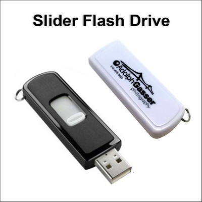 Slider Flash Drive - 256 MB Memory No Extra Tariff