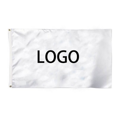 Single Reverse Knit Poly Flag