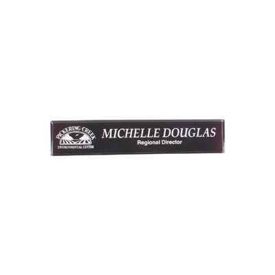 10" x 2" Black Acrylic Desk Wedge