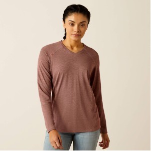 Ariat® FR Women's Rose Taupe Primo Base Layer Long Sleeve Shirt