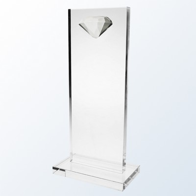 10'' Clear Diamond High-Rise Award