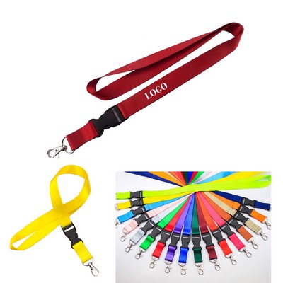 18" Polyester Detabhable Buckle Quick Release Safety Lanyard