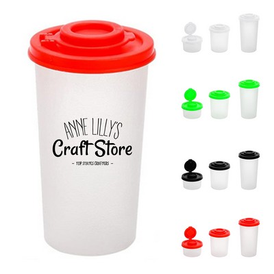 16oz Ceramic Tumbler with Silicone Lid