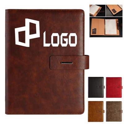 A5 Business Small Button Notebook