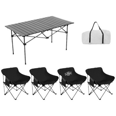 Folding Table and Moon Chair(Free Shipping)