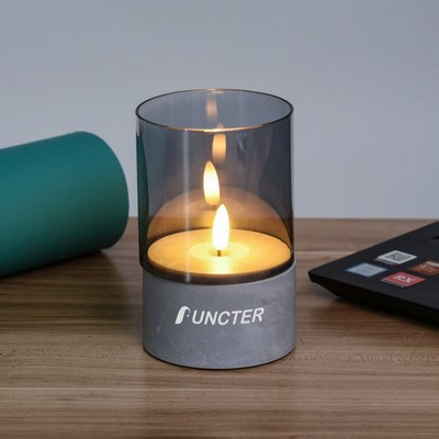 Electronic Candle W/ Flat Slit 3 x 5 Inch