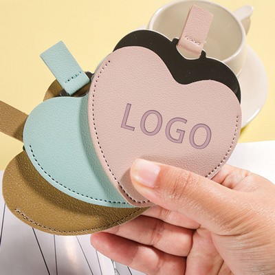Heart - Shaped Portable Makeup Mirror